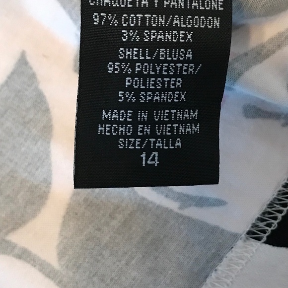 DANA KAY Open Front Cardigan Jacket Cotton Floral Black Pink Womens Plus Size 14 - Picture 9 of 16